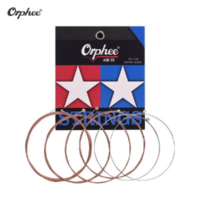 

Orphee T71253 012-053 Guitar Strings for Acoustic Folk Guitars 6pcs String Set Hexagonal Core Namo Coating Phosphor Bronze Wi