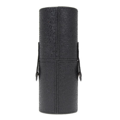 

Leather Cosmetic Case Storage Makeup Bags Organizer Brush Tube Holder Cup