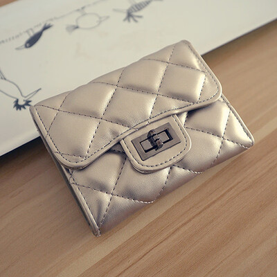 

European&American wallet ladies small fragrance Linger Mini double zipper ladies Pocket Coin Bag short