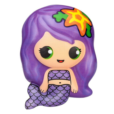 

〖Follure〗Squishies Toy Kawaii Mermaid Slow Rising Cream Scented Stress Relief Toys Gifts