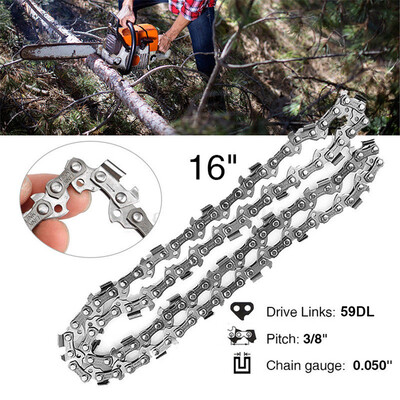 

〖Follure〗16 inch Chainsaw Chains 59 Drive Links Long Top Plate 38-Inch Low Profile Chain