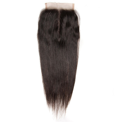 

UNice 8A Malaysian Straight Virgin Human Hair Lace Closure Middle part