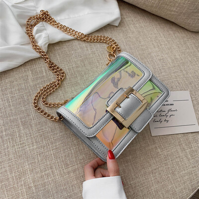 

Tailored 2Pcs Fashion Women Girl Colorful Crossbody Bags Cute Waterproof Chain Beach Bags