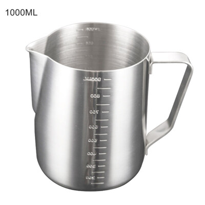 

3506001000ml Stainless Steel Coffee Cup with Scale Milk Frothing Pitcher