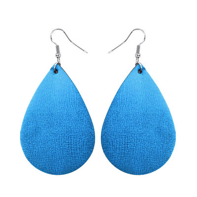 

1 Pair Women Water Drop Teardrop Hanging Dangle Pierced Earrings Jewelry Gift