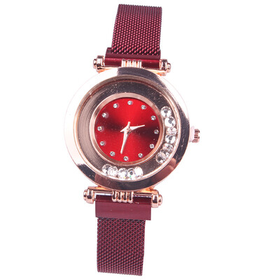 

Lazy magnet stone star watch fashion trend sandpaper watch female