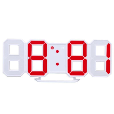 

Digital LED Table Clock 24 or 12-Hour Display Alarm Snooze 8888 Display