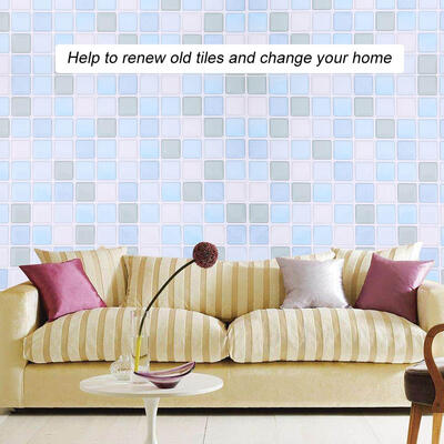

Greensen Decorative StickerSelf-Adhesive Waterproof Wall Tile Sticker Home Bathroom Kitchen DIY Decoration Tile Sticker