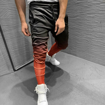 

Men Long Casual Sport Pants Gym Slim Fit Trousers Running Joggers Gym Sweatpants
