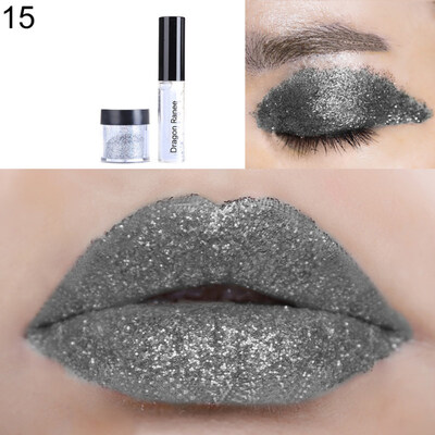 

Shimmers Shiny Eyeshadow Glitter Powder Lip Eye Shadow Metallic Pigment Cosmetic