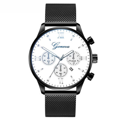 

Gobestart Luxury Watches Quartz Watch Stainless Steel Dial Casual Bracele Watch