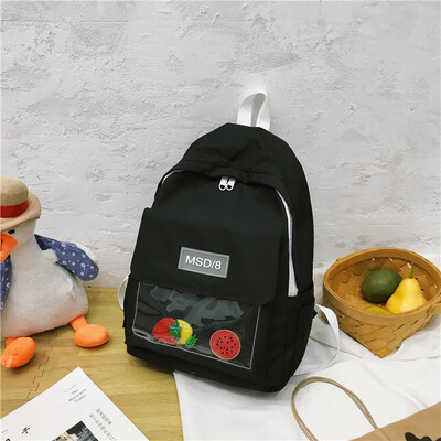 

Insfeng schoolbag female Korean version high school backpack college students junior high school girls shoulder bag
