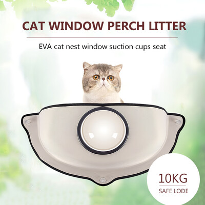 

Cat Window Perch Hammock Litter EVA Cat Nest Window Suction Cups Seat Cat Shelves Sunbath Hammock Bed for Cat Hold UP to 10KG 22lb
