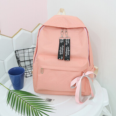 

Tailored Unisex Canvas Letter Backpack Outdoor Travel Backpack Student Bag