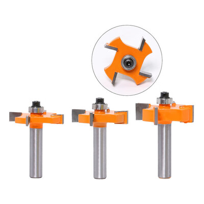 

1pc 8mm Shank T Type Bearings Grinding Wood Cutter Bit Woodworking Router Bit