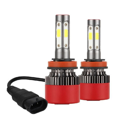 

4 Side H4 LED Headlight Kit Bulb LED Headlamp 2800W 280000LM 6000K Cool White 2 Pack