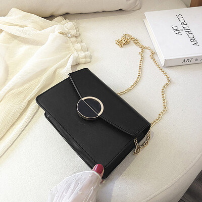 

Simple small fresh shoulder bag female 2019 new fashion temperament chain bag casual wild Messenger small square bag