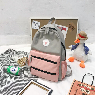 

INS schoolbag female Korean version high school students Baitao Gugugansen junior high school students computer bag shoulder bag b