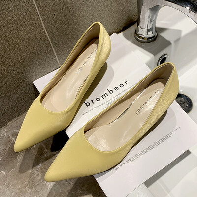 Summer high-heeled shoes fine&pointed sexy 100-way light-mouth single-shoe womens shoes womens shoes with a dress