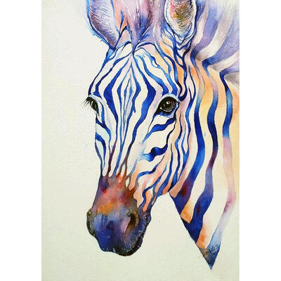 

5D DIY Diamond Painting Zebra Embroidery Cross Stitch Mosaic Craft Kits
