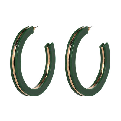 

JURAN 2019 New Arrival Geometric Resin Earrings Bohemian Statement Big Hoop Earrings For Women Bijoux pendientes