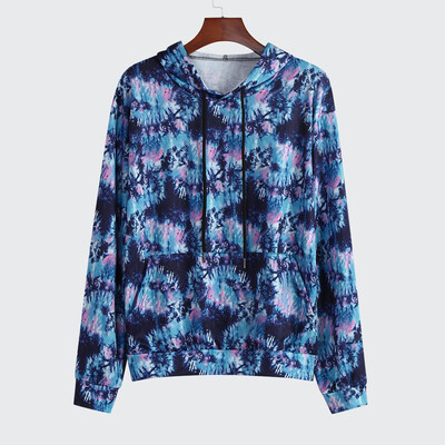 

Toponeto Fashionable Personality Men Autumn And Winter Tie-dye Hoodie