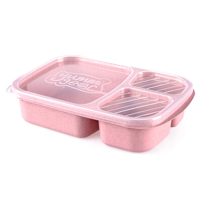 

Compartments Lunch Box Food Storage Container for Kids Adults Picnic Meal Prep Portion Container Lunch-Boxes