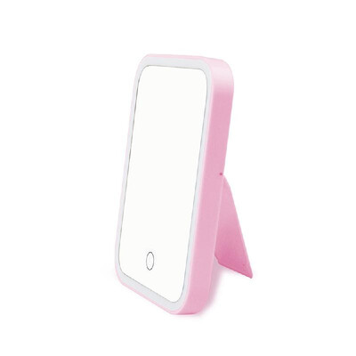 

ED Backlit Makeup Mirror Screen Click Portable Desk Bracket Makeup Mirror