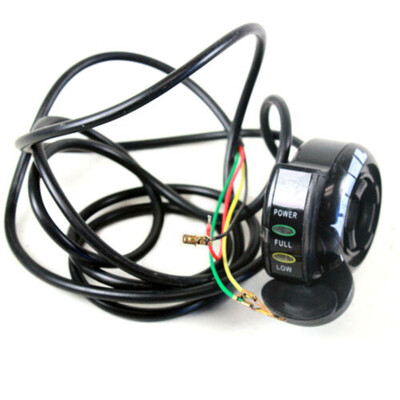 

Thumb Throttle Speed Control Electric Bike Scooter 24v 36v 4 Wires Accessories