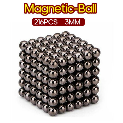 

216PCS Magnetic-Ball 3mm Building Toy Simple Design Office Adults Stress Relief Toys