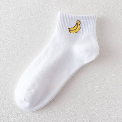 

Christmas Cute Fruit Strawberry Milk Pinky White Women Cotton Socks Japanese Harajuku Funny Socks Cartoon Socks Christmas Gift