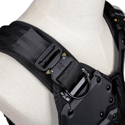 

Outdoor Game Hunting Combat Body Black And Tan Color Armor Vest Waistcoat