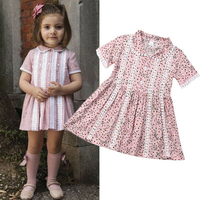 

Toddler Kids Baby Girls Floral Sleeveless Dress Princess Party Lace Tutu Dresses