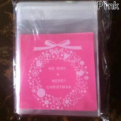 

Christmas Candy Dessert Packing Bag Cute Snowflake Snowman Xmas Baking Storage Party Decoration Bags