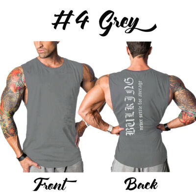 

Mens Printed Fitness Activewear Tops T-Shirt Gym Bodybuilding Muscle Tee Vests