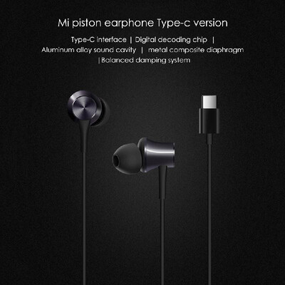 

Xiao-mi Type-C Wired Piston Earphone HSEJ04WM Stereo Sports Headset Earplugs Line Control Gaming Earbuds