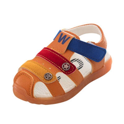 

Toddler Baby Boys Hollow Anti-slip Shoes Soft Sole Beach Single Star Sneaker