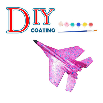 

Tailored DIY Coating Foam EPP Hand Launch Throwing Aircraft Airplane Glider DIY Plane Toy