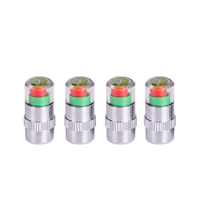 

4PcsSet High Precision Automobile Car Tire Pressure Monitor Tire Valve Stem Caps Sensor Indicator Tire Pressure Alert Warning Cap
