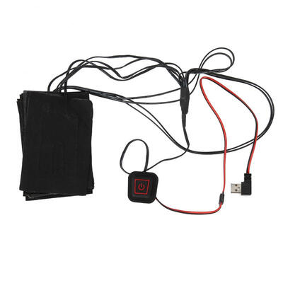 

Greensen Winter Heated Jacket Vest Metal Fiber Heating Pads Electric Warm Clothing 8-in-1 Kit