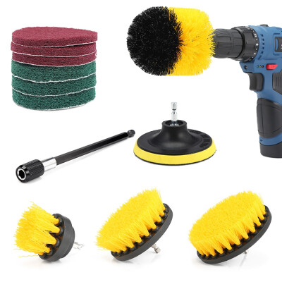 

12pcs Drill Brush Scouring Pad Attachments for Bathroom Kitchen Cleaning