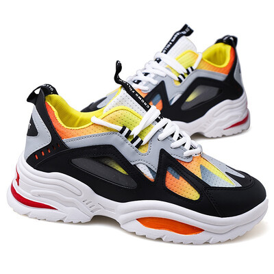 

Sports shoes mens ins tide shoes wild breathable mesh fashion running old shoes