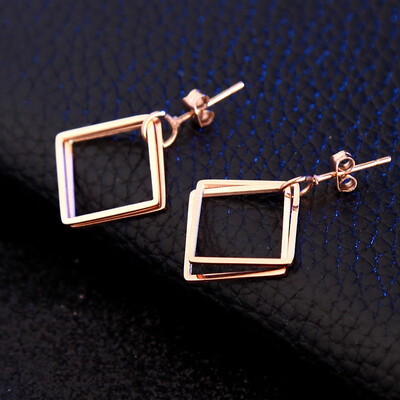 

Simple&stylish personality personality before&after the box sweet earrings temperament ear hook atmospheric earrings ear w