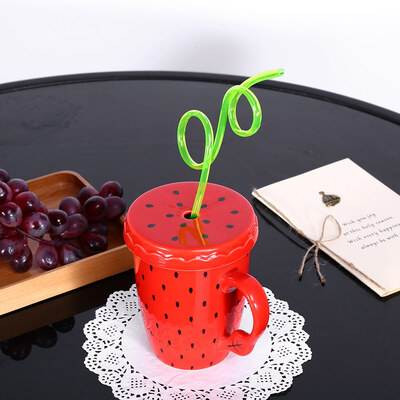 

Greensen 10pcs Creative Colorful Straw Crazy Curly Loop Coloured Drinking Straws for Birthday Party PVC