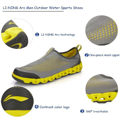 

LI-NING Arc Arch Men Outdoor Lightweight Water Sports Shoes Ultra-light
