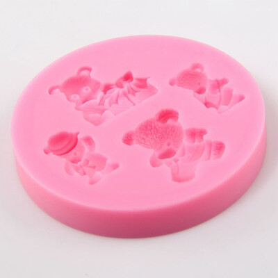 

Little Bear Silicone Cake Fondant Mold Chocolate Sugarcraft Mold Diy Baking Tool Item