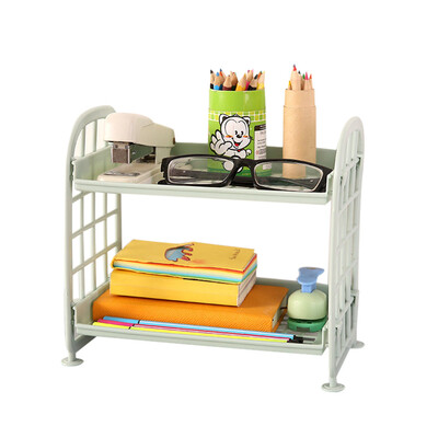 

〖Follure〗Double Layer Cosmetic Storage Rack Kitchen Bathroom Organizer Plastic Plate