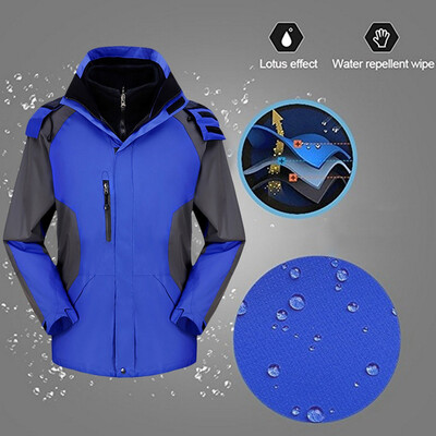 

Toponeto Men Winter Hooded Softshell Windproof Waterproof Soft Coat Shell Jacket