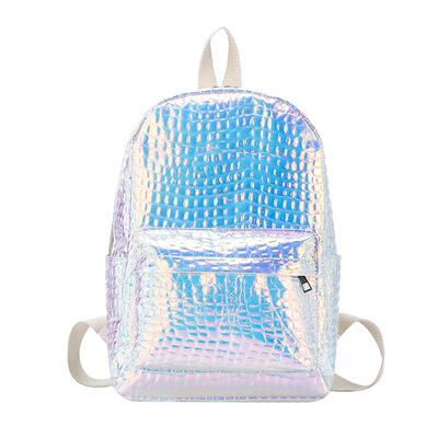

Travel Bags Laser Backpacks Women Girls Holographic Leather Shoulder Bag