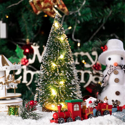 

Tailored Christmas Decorations Desktop Decoration With LED Lights Mini Christmas Tree